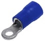 Blue Insulated #4 Ring Terminal Connector for 16-14 Gauge Wire 