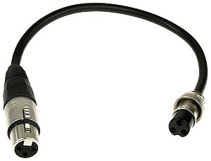 3 Prong XLR Plug to 3 Port Inline Plug Battery Charger Adapter for Electric Scooters and Bicycles 
