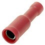 Red Insulated Bullet Terminal Female Connector for 22-18 Gauge Wire 