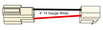 Battery Pack Wiring Harness to Controller Adapter 