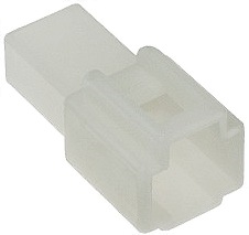 6.3MM Female Connector Housing, 1 Terminal 