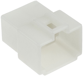 6.3MM Female Connector Housing, 4 Terminal 