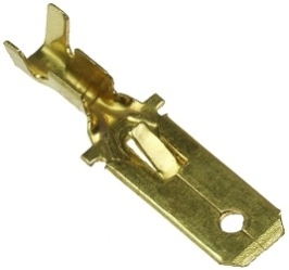 6.3MM Male Terminal for White Connectors 