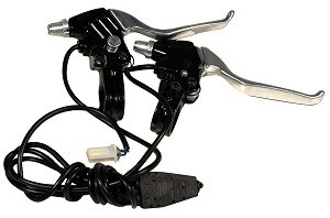 Brake Lever Set for with Parking Brake Currie and Izip Electric Bicycles 