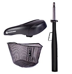 Adjustable Height Seat Kit with Basket for eZip Electric Scooters 