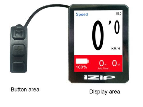 IZIP Zuma T300 Display Panel 