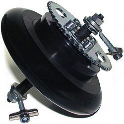 Rear Wheel with Tire for Razor E100, E125, E150, E175, and eSpark Electric Scooters 