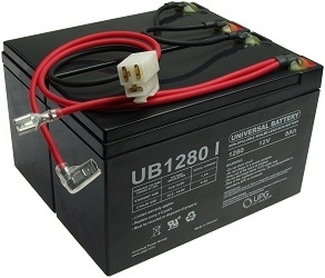 Battery Set with Wiring Harness for Version 1-7 Razor E200, E225S, and E250 Electric Scooter 