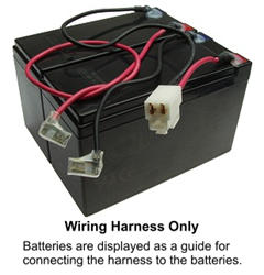 Razor E300 Version 11 & 13+ Battery Pack Wiring Harness 