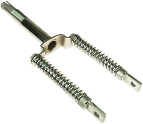 Front Forks with Springs for Electric Scooters with 12-1/2" Tires 