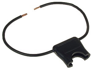 ATO Fuse Holder with 16 Gauge Black Wire 