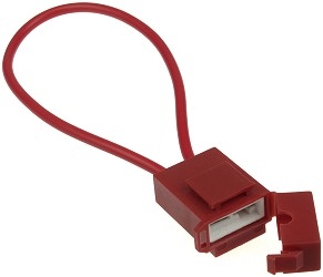 ATO Fuse Holder with 14 Gauge Red Wire 