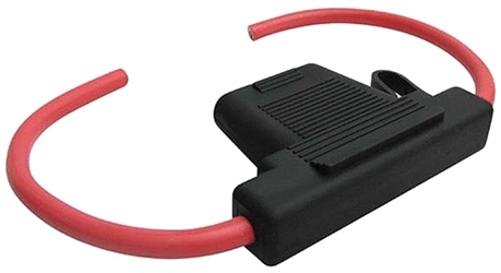 MAXI Fuse Holder with 10 Gauge Red Wire 