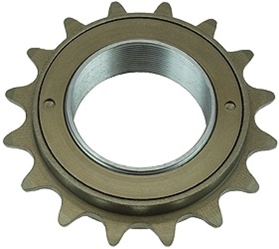 16 Tooth Freewheel Sprocket for 1/2" x 1/8" (#410) Bicycle Chain (1.375" x 24 TPI Right-Hand Threads) 