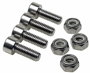 Sprocket To Freewheel Nut and Bolt Set, Stainless Steel  