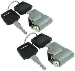 Battery Rack Lock Set with Four Keys for Currie, eZip, and IZIP RMB Electric Bicycles and Electric Bicycle Kits 