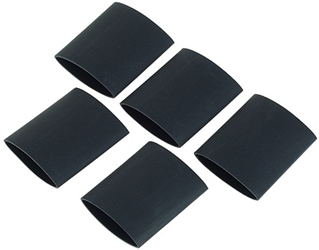 5 Pieces 1/2" ID X 1" Long 4 to 1 Heat Shrink Tubing with Adhesive 