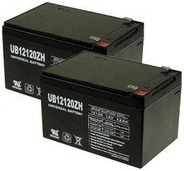 Battery Set with 12 Month Warranty for IZIP 24 Volt I-750 Electric Scooter 