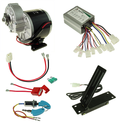 24 Volt 350 Watt Electric Go Kart Power Kit 