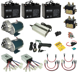 36 Volt 600 Watt Dual Gear Motor Power Kit 