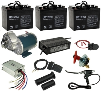 36 Volt 600 Watt Beach Wagon Power Kit 