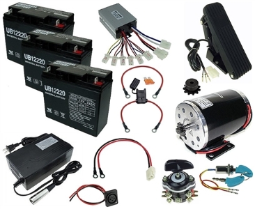 36 Volt 1000 Watt Electric Go Kart Power Kit 