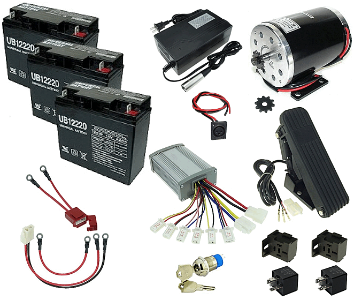 36 Volt 1000 Watt Electric Go Kart Power Kit with Reverse 