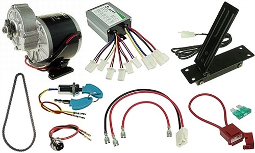 24 Volt 350 Watt Electric Go Kart Power Kit 