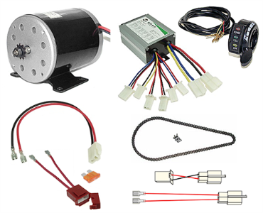 24 Volt 500 Watt Razor Ground Force and Ground Force Drifter Modification Kit 