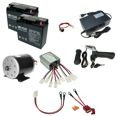 24 Volt 500 Watt Electric Scooter Power Kit 