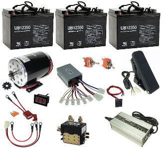 36 Volt 1000 Watt Electric Go Kart Power Kit with Reverse 
