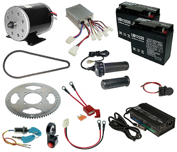 24 Volt 500 Watt Electric Scooter or Bar Stool Racer Power Kit 