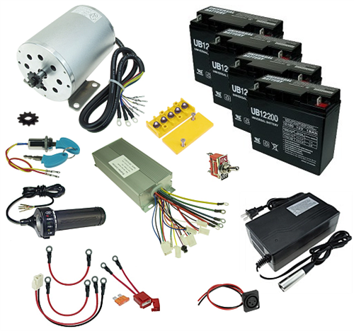 48 Volt 1800 Watt Electric Go Kart Power Kit 