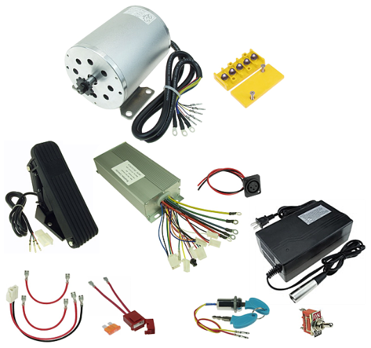 48 Volt 1800 Watt Electric Go Kart Power Kit 
