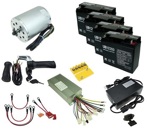 48 Volt 1800 Watt Electric Scooter Power Kit 
