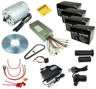 48 Volt 1800 Watt Electric Scooter Modification Power Kit 
