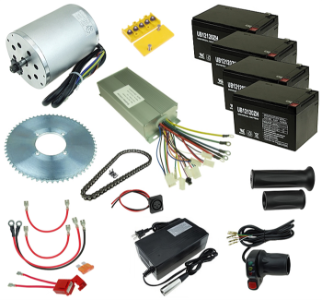 48 Volt 1800 Watt Electric Scooter Modification Power Kit 
