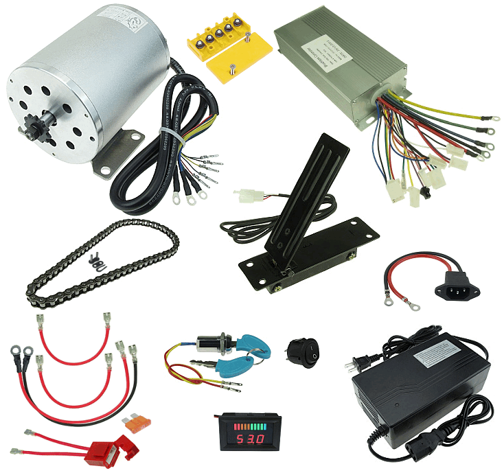 48 Volt 1800 Watt Electric Go Kart Power Kit 
