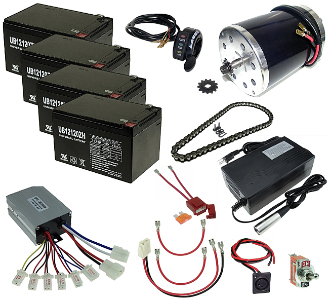 48 Volt 1000 Watt Razor Dune Buggy Modification Kit 