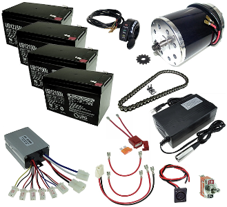 48 Volt 1000 Watt Razor Dune Buggy Modification Kit 