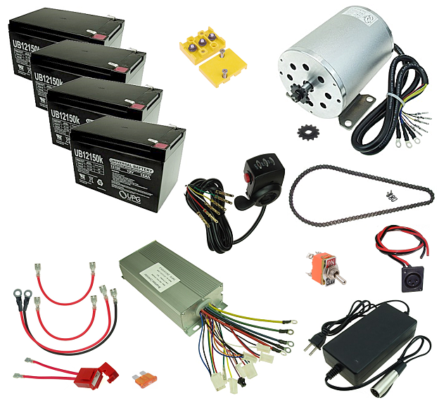 48 Volt Razor 48 Volt 1800 Watt Razor Ground Force and Ground Force Drifter ...