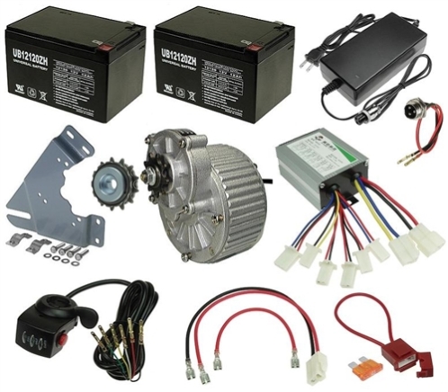 24 Volt 450 Watt DIY Electric Bicycle Power Kit 