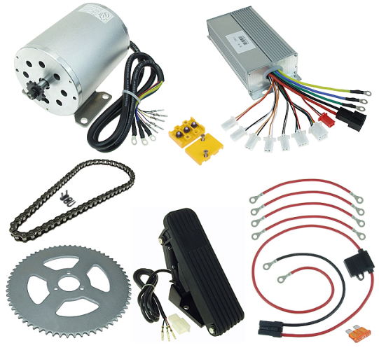 60 Volt 2000 Watt Electric Go Kart Power Kit 
