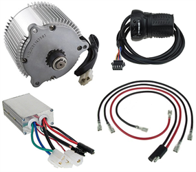 Brushless Motor Replacement Kit with 1000 Watt Motor for Currie, GT, Mongoose, and Schwinn Electric Scooters 
