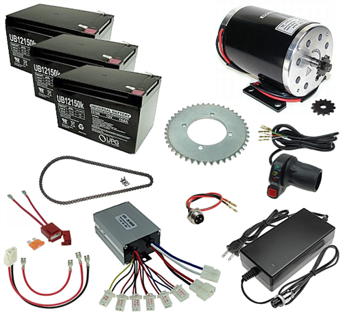 36 Volt 1000 Watt Razor E300 Electric Scooter Modification Power Kit 