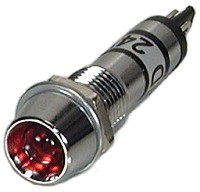 12 Volt Red LED Power Indicator Lamp 