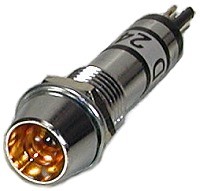 12 Volt Amber LED Power Indicator Lamp 