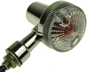 Side Mount Turn Signal with 55V (48V) Bulb 