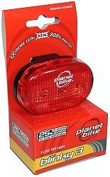 Planet Bike 3 LED Super-Bright Tail Light 