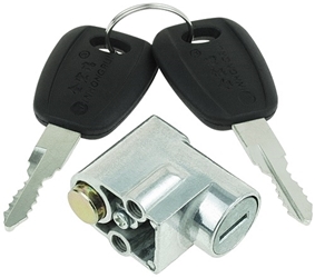 Battery Case Lock with 3mm-11mm Lock Pin for Electric Scooters and Bikes 